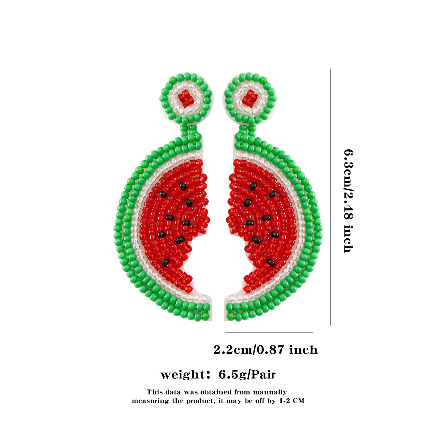 Wholesale Summer Vacation Wind Bohemian Bead Earrings